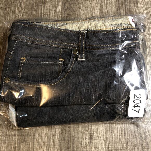 BISOU BISOU Womens Jeans 16 Mid-Rise Bootcut Blueish Gray Denim Stretch - Picture 11 of 11